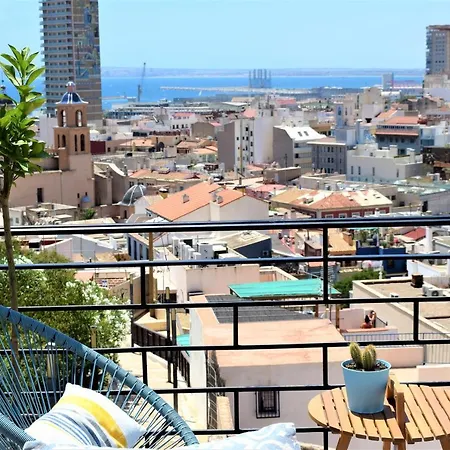 House With Sea View In The Old Town Of Alicante